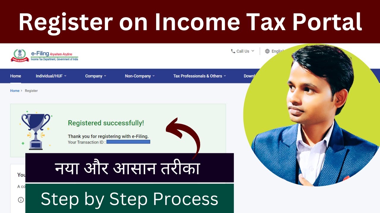 How to Register on Tax Portal how to register tax e