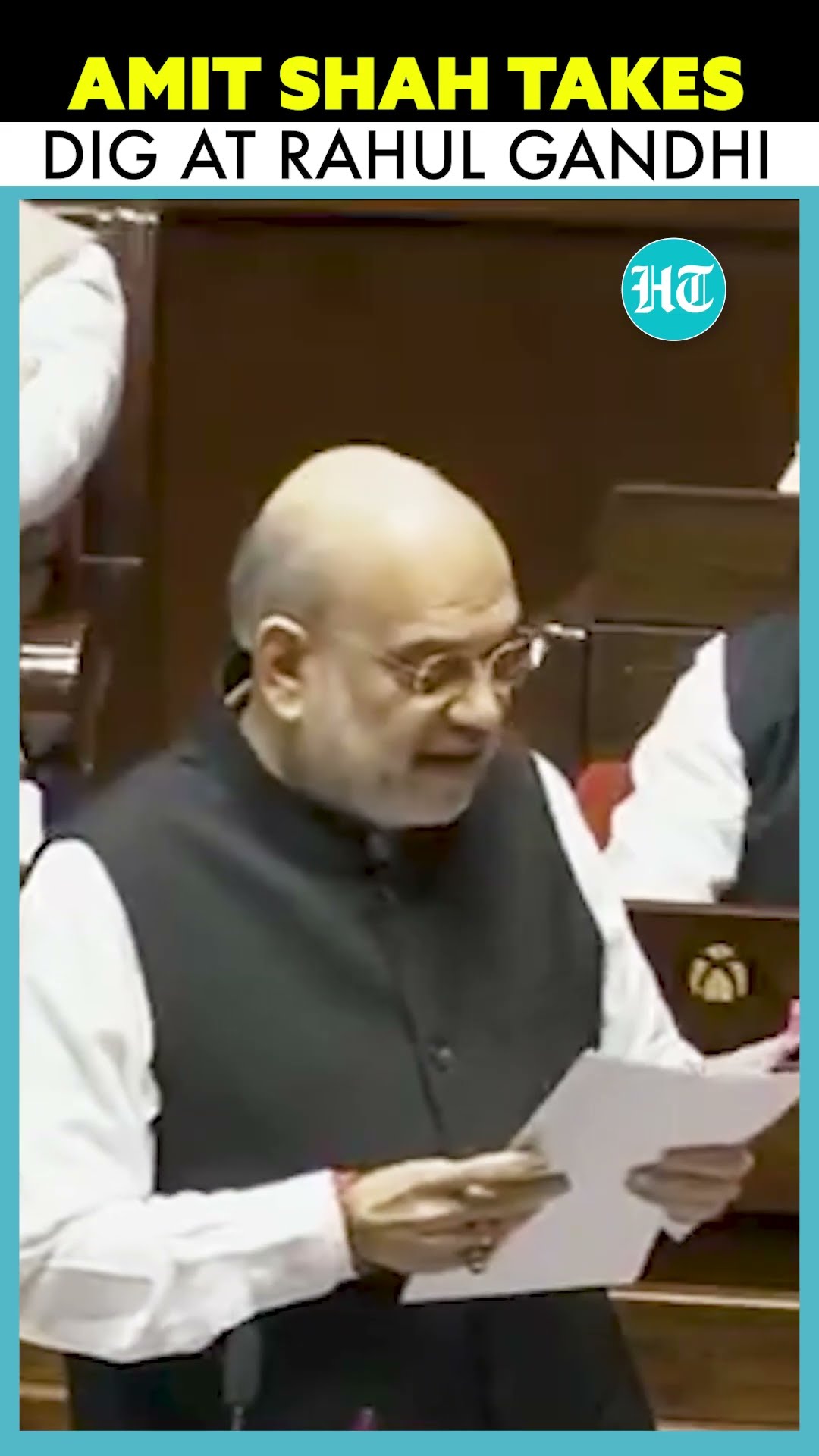 #AmitShah Taunts '54-Year-Old Youth Leader' #RahulGandhi | #ParliamentWinterSession | #loksabha