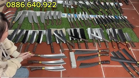 🔥❤️TRI ÂN NHỮNG BỘ DAO BẾP , PAMGIANG CHẶT CHUẨN NHÍP TẠI LÒ RÈN 🔥❤️