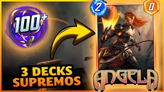 3 DECKS SUPREMOS PARA PEGAR INFINITO COM A ANGELA! |Marvel Snap|