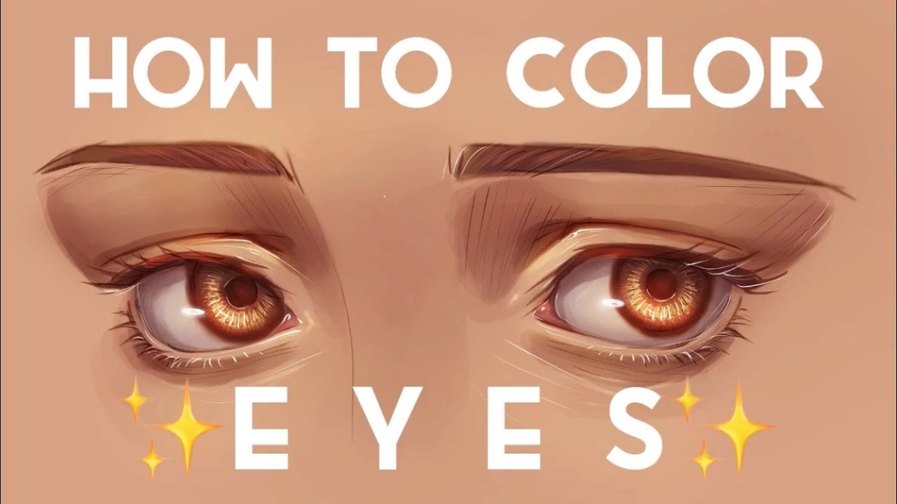 How To Color EYES 👀 ibis paint x YouTube