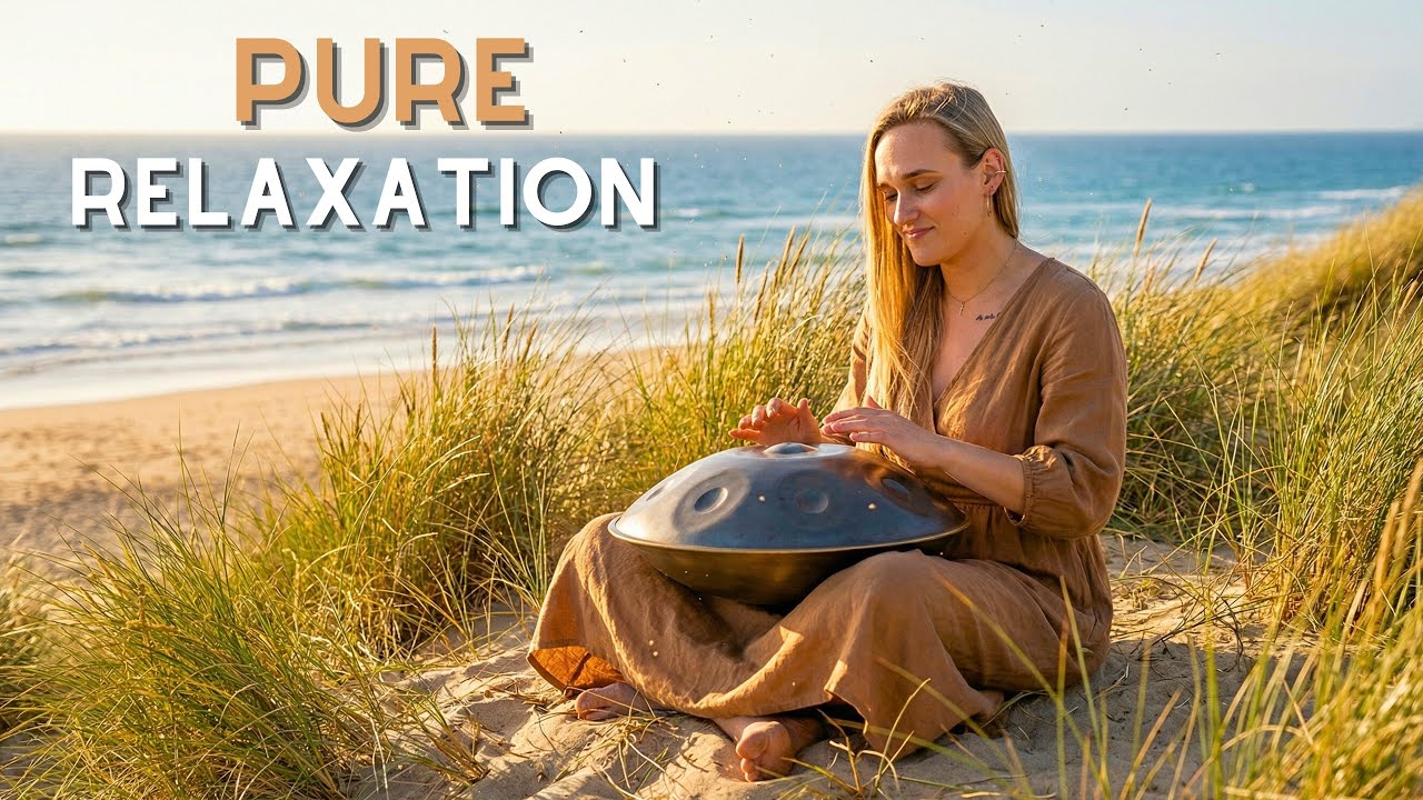 Peaceful Ocean Handpan 🌊 Slow Waves, Soft Breathing, Stillness