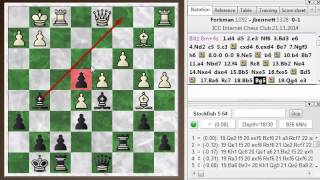 Blitz chess postmortem #365: Queen's pawn opening