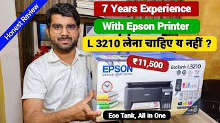 7 Years of Experience with the Epson  Printer | Epson L 3210 Unboxing and honest review |