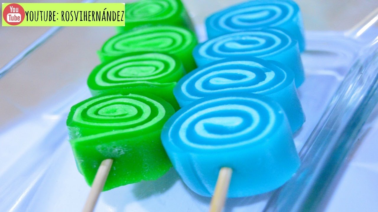 ROLLITOS DE GELATINA C/3 INGREDIENTES| ROSVI HERNANDEZ