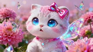 Fall Asleep Fast with a Cozy Scottish Fold Kitten | Gentle Night Sounds screenshot 5
