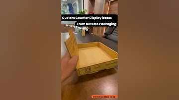 Custom counter Display boxes