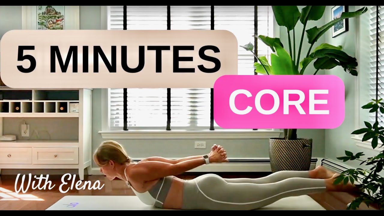 5 MIN TOTAL CORE Quick Core Workout / Yoga YouTube