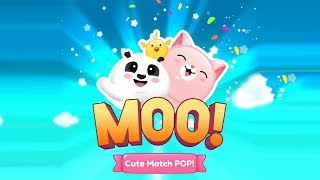 Moo - Cute Match 3 Games! (Level 1 - 12) Gameplay | Android Puzzle Game screenshot 1