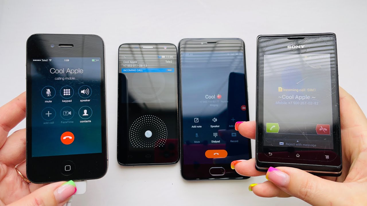 Various ringtones / Conference calls & incoming & outgoing calls & call ...