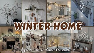 100+ Cozy Winter Home Decor Ideas 2025 | Winter Decoration Ideas | January Decorating