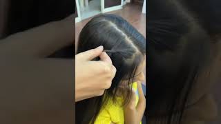 2 minute waterfall Braid hair tutorial || #shorts #shortvideo #youtubeshorts