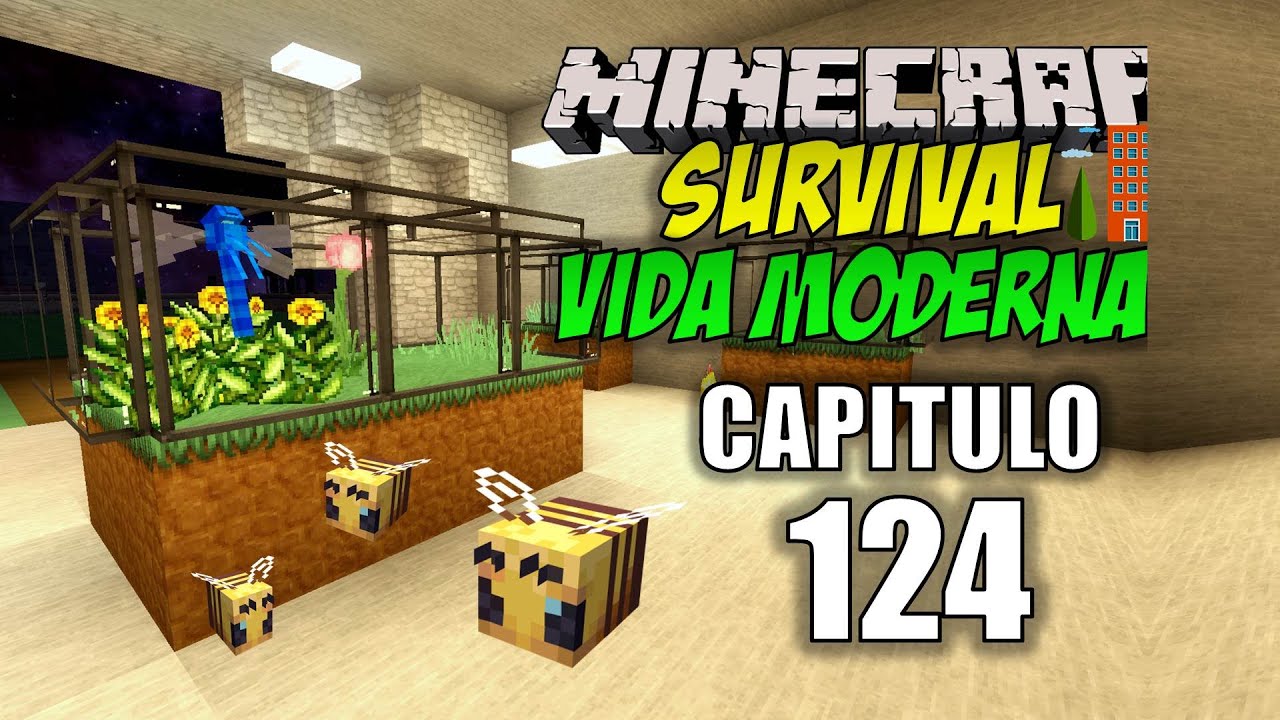 Minecraft: Vida Moderna 2, Capitulo 124, La cueva de los insectos en el ...