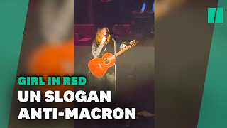 « Macron démission » : à l’Olympia, le public de Girl in Red avait un message à faire passer