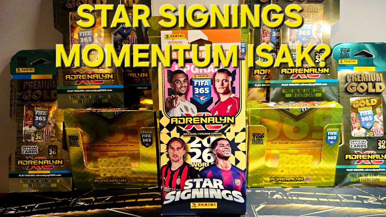 BLISTER STAR SIGNINGS! TRAFIMY MOMENTUM ISAKA? 48KART I 2NOWE LIMITKI! PANINI FIFA 365 2025 DANIELOS