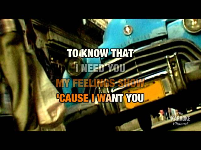 I Need You : Marc Anthony | Karaoke with Lyrics class=