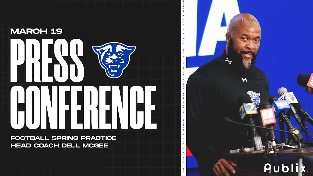 PRESSER 2024 GSU Spring Practice Presser w/ HC Dell McGee Football