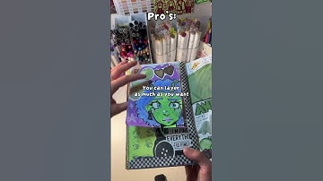 Pros and cons of a chunky sketchbook 😝 #chunkysketchbook #art #viral #trendingsong #creative