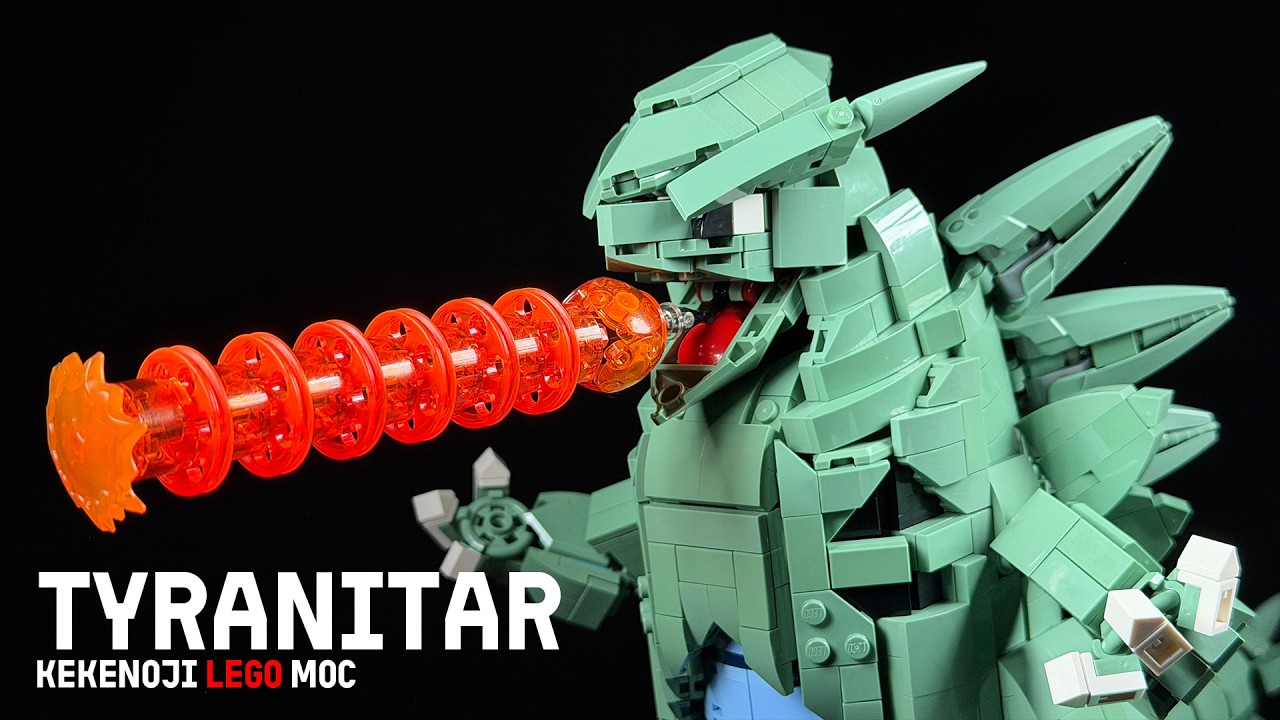 レゴでバンギラス作ってみた｜LEGO Tyranitar Pokémon MOC