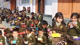 FERNBROOK SCHOOL WOKHA || Lunch time 🍜🥣 Vlog with students