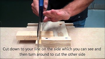 Cross halving joint (Tutorial)