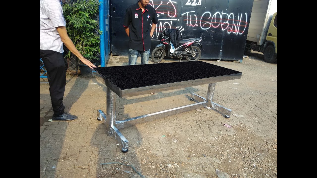 081310045708 Proses packing meja  stainless alas  marmer  