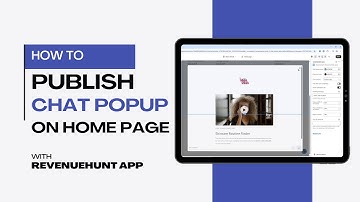 HOW TO | Publish Chat Popup Quiz on Home Page | RevenueHunt App