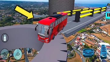 Impossible Mega Ramp Bus Stunt 😱 Ultimate Sky Bus Racing Gameplay 2025 | Bus sky diving gameplay 