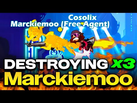 I Destroyed Marckiemoo 3 Times In A Row!! (rank #1 Brawlhalla Player)