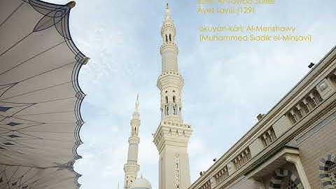 009 Kuranı-kerim At-Tawba Suresi okuyan Al-Menshawy (Muhammed Sıddık el-Minşavi)