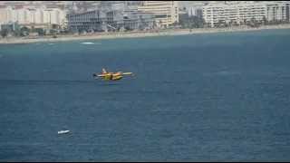 Hidroaviones En Palma Contra El Incendio De Andratx