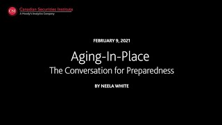 Aging In Place – The Conversation for Preparedness  | Webinar Replay