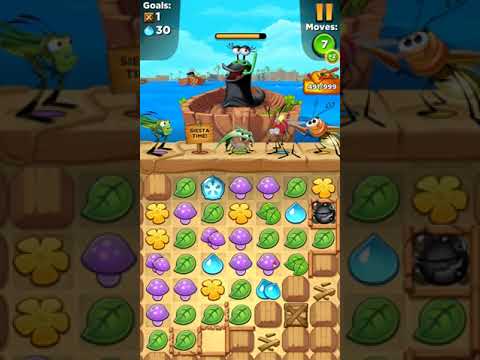 Best Fiends level 203 no boosters | PuzzledCubes.site