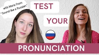 Test your pronunciation! Quiz for Russian learners (Sub - Rus, Eng)