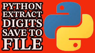Python Isdigit Method: Extract & Save Numbers To TXT file: 2024