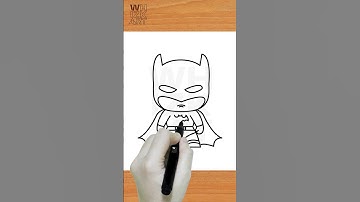 Batman Drawing Easy Tutorial | how to draw Batman step by step easy drawing