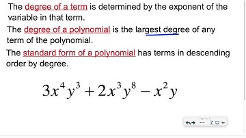 Algebra 2 6.1 Polynomial Functions