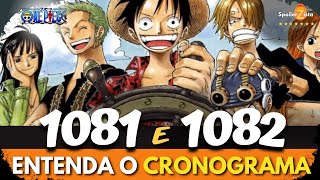 One Piece  Cronograma de outubro do anime - Episódios 1079 a 1082