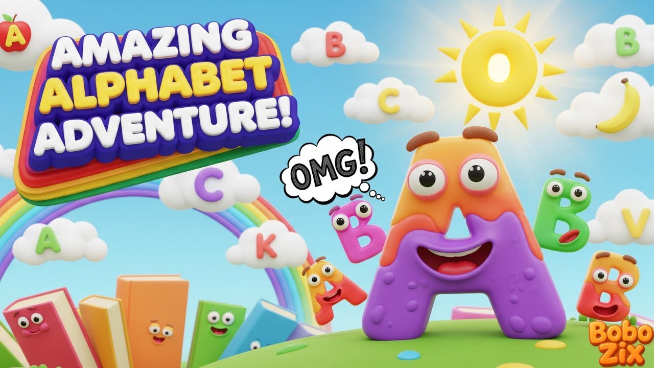 Learn Alphabet A to Z for Kids Fun ABC Song & English Learning - YouTube