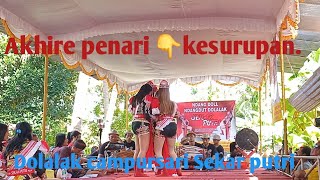 Akhire penari kesurupan !! kapal layar - Dolalak campursari Sekar putri
