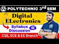 #00 Digital Electronics | Syllabus Discussion | Polytechnic 3rd Semester @SemesterAdda