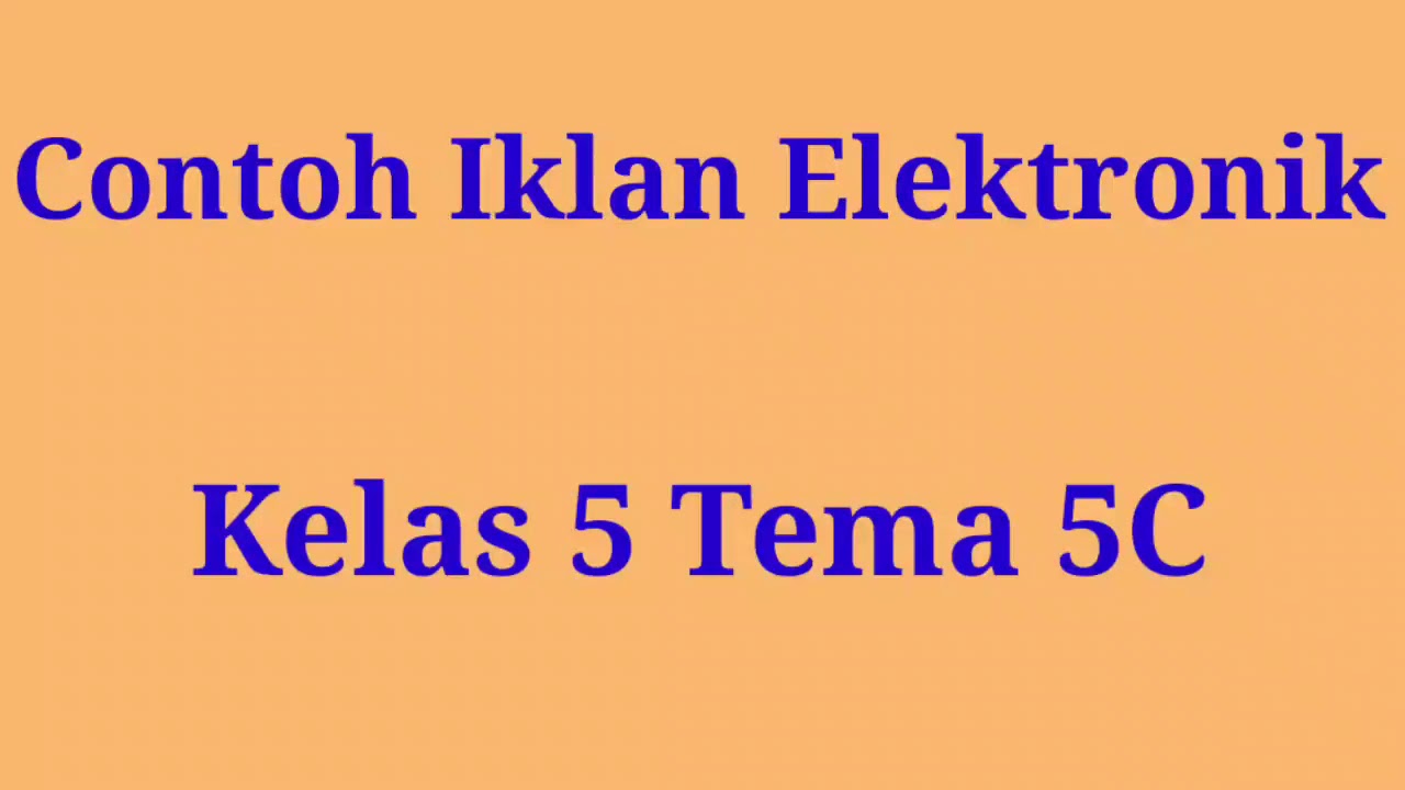 contoh iklan elektronik contoh iklan elektronik