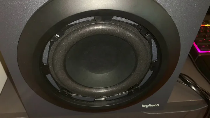 Logitech Z333 Bass Test