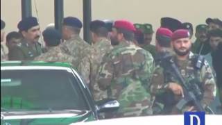 Army Chief General Qamar Javed Bajwa  arrival and departure from  General Hospital Lahore