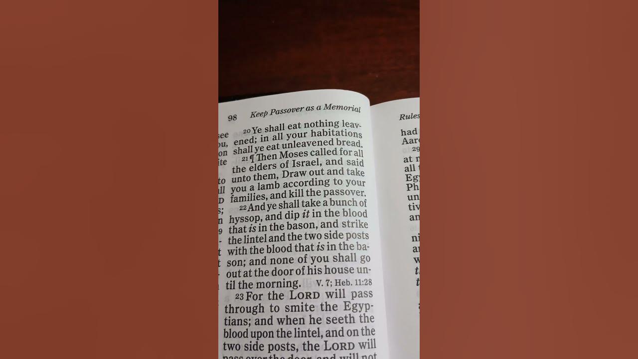bible-reading-exodus-chapter-12-verse-20-21-youtube