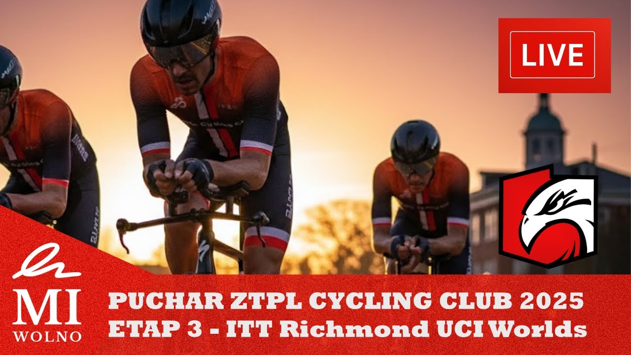 Puchar ZTPL Cycling Club 2025 [B] – Etap 3 | ITT Richmond UCI Worlds | LIVE