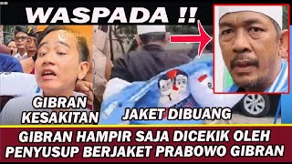 AWAS !! PENYUSUP BERKELIARAN UNTUK CELAKAI GIBRAN PASPAMPRES HARUS LEBIH KETAT DI BASIS ANIES !!