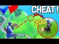JE VOUS MONTRE UN CHEAT POUR FAIRE DES TOP 1 SUR FORTNITE !
