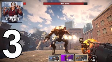 Zombie State : Roguelike FPS - Gameplay Walkthrough | Part 3 - First Zombie Boss  (iOS, Android)
