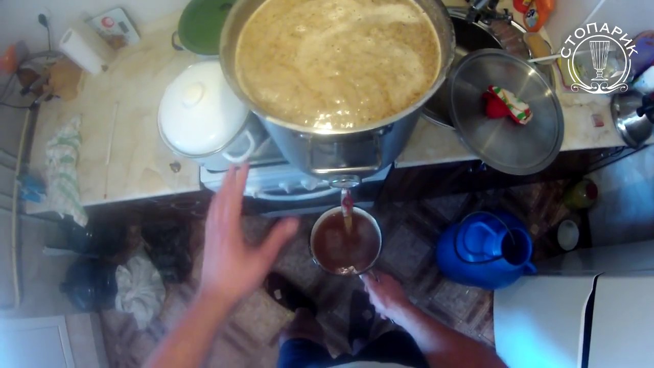 ИПА. Видео 4. Начало фильтрации сусла от дробины